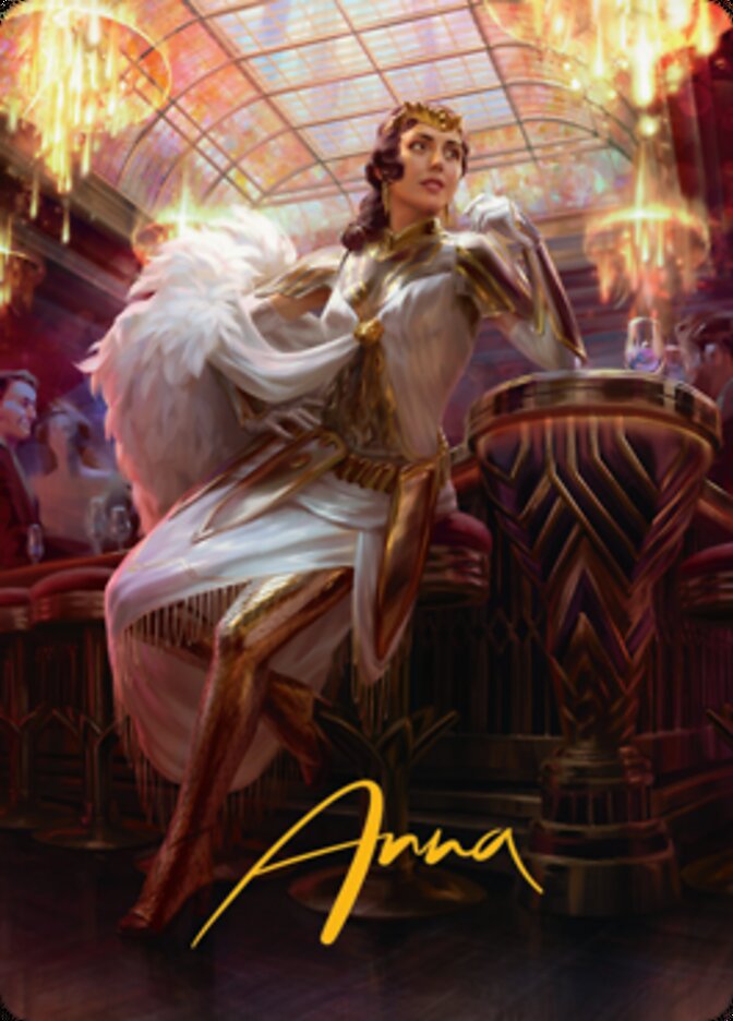 Elspeth Resplendent 1 Art Card (Gold-Stamped Signature) [Streets of New Capenna Art Series] | Jomio and Rueliete's Cards and Comics