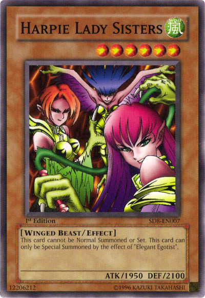 Harpie Lady Sisters [SD8-EN007] Common | Jomio and Rueliete's Cards and Comics
