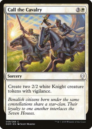Call the Cavalry [Dominaria] | Jomio and Rueliete's Cards and Comics