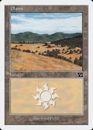 Plains (334) [Classic Sixth Edition] | Jomio and Rueliete's Cards and Comics