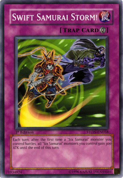 Swift Samurai Storm! [STON-EN058] Common | Jomio and Rueliete's Cards and Comics
