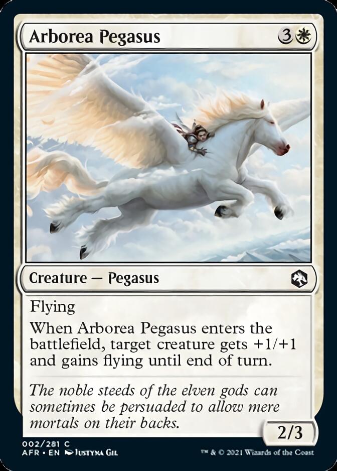 Arborea Pegasus [Dungeons & Dragons: Adventures in the Forgotten Realms] | Jomio and Rueliete's Cards and Comics