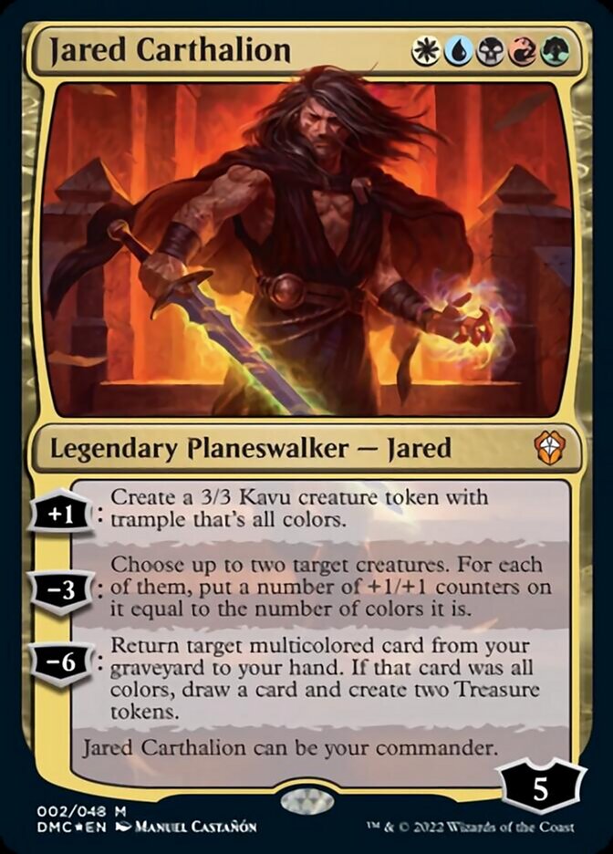Jared Carthalion [Dominaria United Commander] | Jomio and Rueliete's Cards and Comics