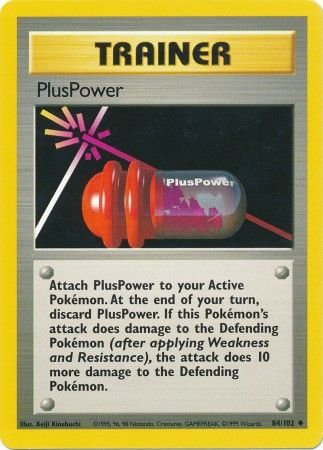 PlusPower (84/102) [Base Set Unlimited] | Jomio and Rueliete's Cards and Comics