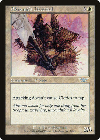 Akroma's Devoted [Legions] | Jomio and Rueliete's Cards and Comics
