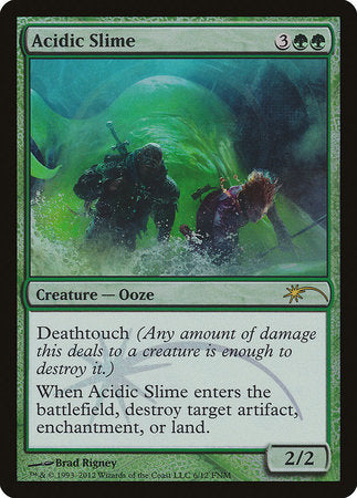 Acidic Slime [Friday Night Magic 2012] | Jomio and Rueliete's Cards and Comics