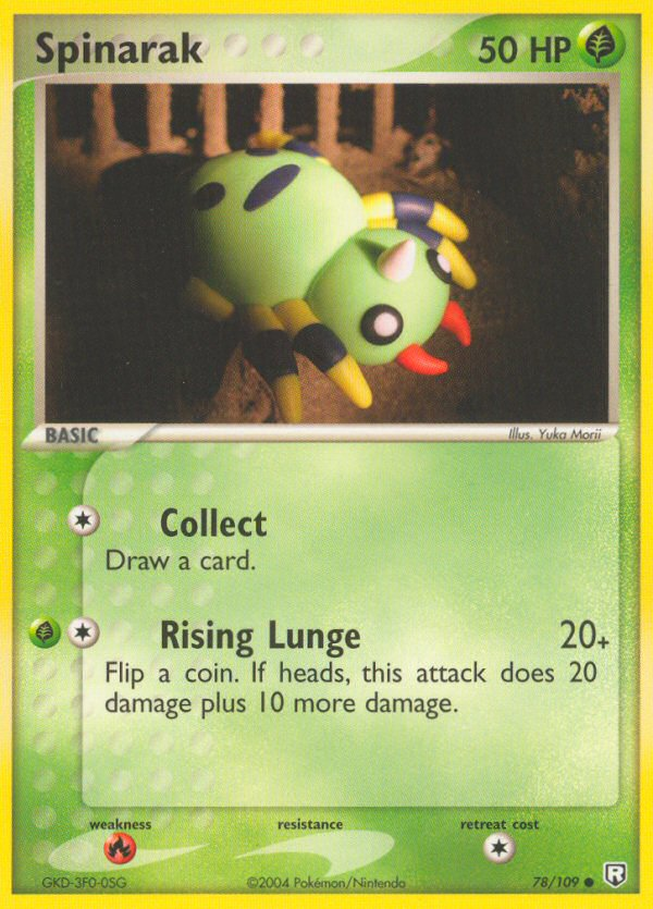 Spinarak (78/109) [EX: Team Rocket Returns] | Jomio and Rueliete's Cards and Comics