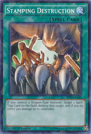Stamping Destruction (Shatterfoil) [BP03-EN142] Common | Jomio and Rueliete's Cards and Comics