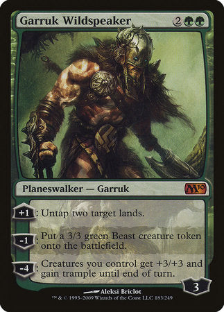 Garruk Wildspeaker [Magic 2010] | Jomio and Rueliete's Cards and Comics