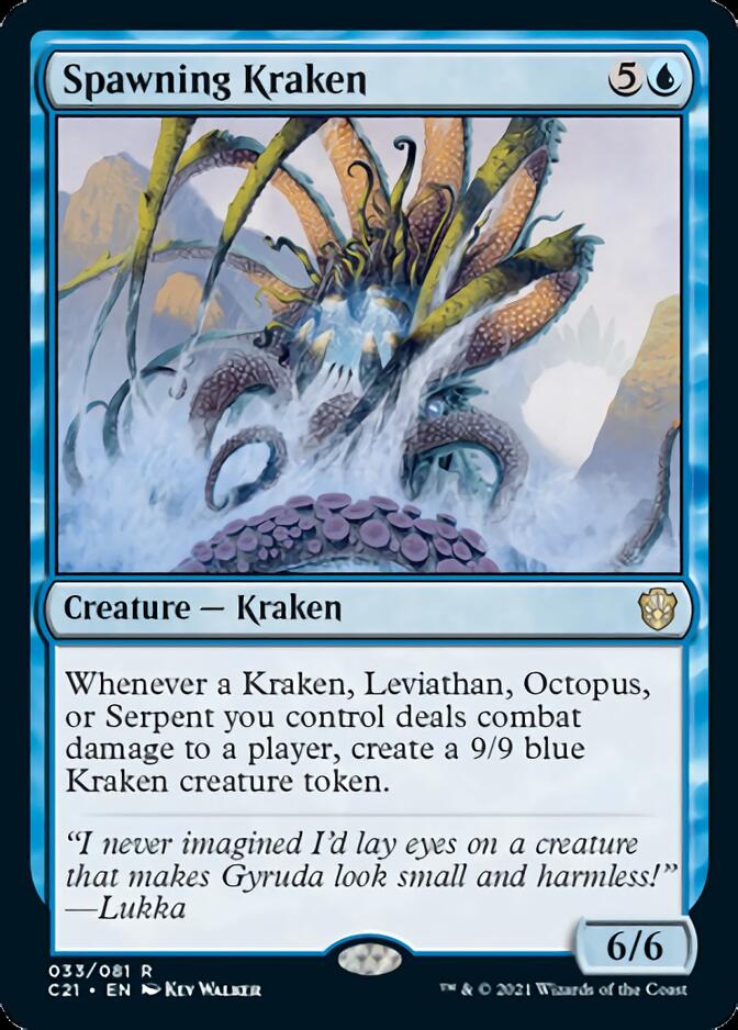 Spawning Kraken [Commander 2021] | Jomio and Rueliete's Cards and Comics