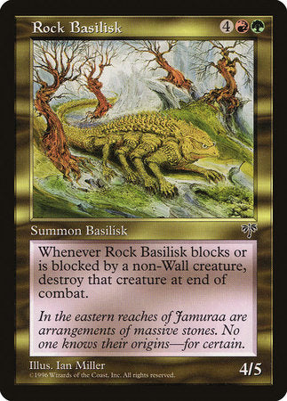 Rock Basilisk [Mirage] | Jomio and Rueliete's Cards and Comics