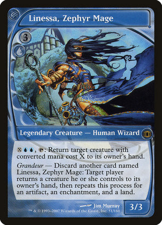 Linessa, Zephyr Mage [Future Sight] | Jomio and Rueliete's Cards and Comics
