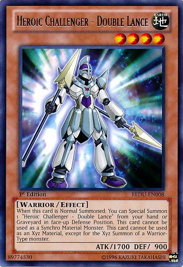 Heroic Challenger - Double Lance [REDU-EN008] Rare | Jomio and Rueliete's Cards and Comics