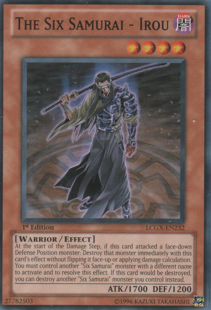The Six Samurai - Irou [LCGX-EN232] Common | Jomio and Rueliete's Cards and Comics