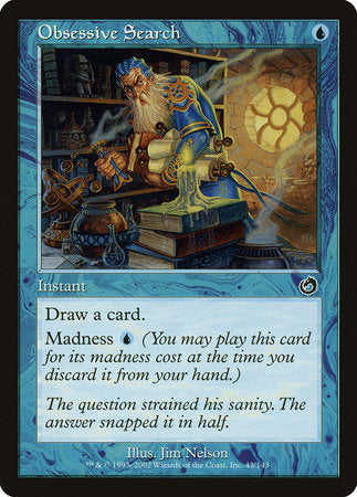 Obsessive Search [Torment] | Jomio and Rueliete's Cards and Comics