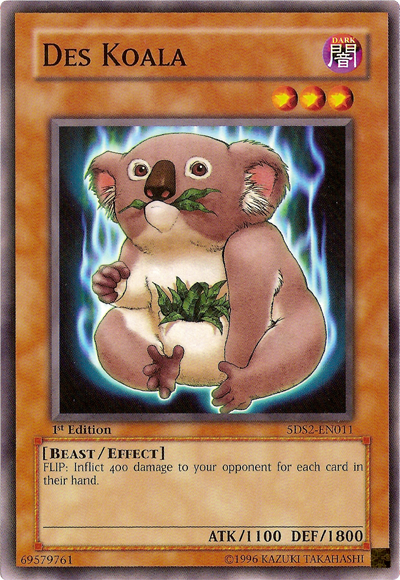 Des Koala [5DS2-EN011] Common | Jomio and Rueliete's Cards and Comics
