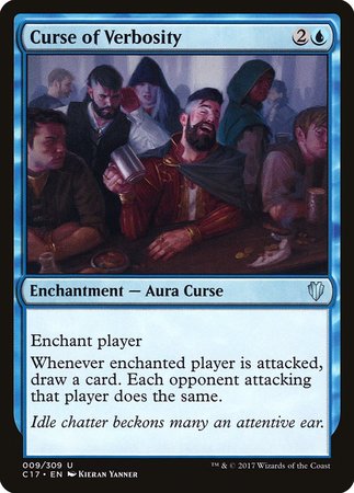 Curse of Verbosity [Commander 2017] | Jomio and Rueliete's Cards and Comics