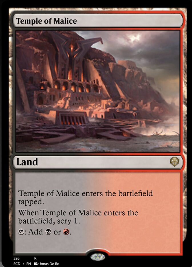 Temple of Malice [Starter Commander Decks] | Jomio and Rueliete's Cards and Comics