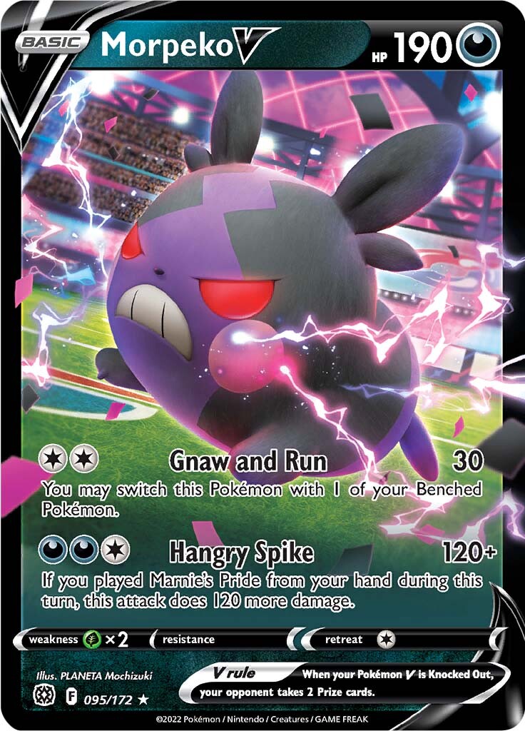 Morpeko V (095/172) [Sword & Shield: Brilliant Stars] | Jomio and Rueliete's Cards and Comics