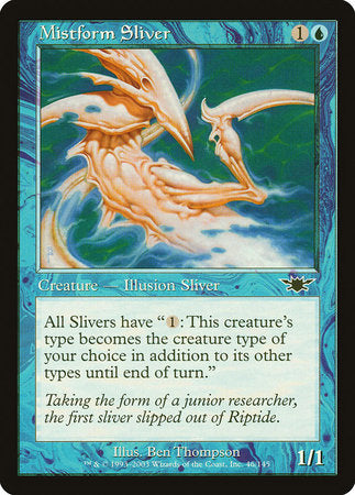 Mistform Sliver [Legions] | Jomio and Rueliete's Cards and Comics