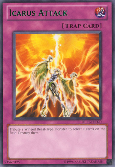 Icarus Attack (Green) [DL11-EN020] Rare | Jomio and Rueliete's Cards and Comics
