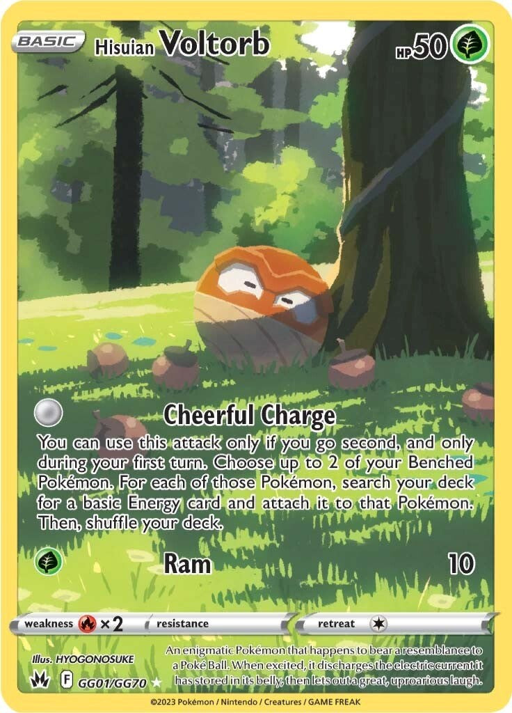 Hisuian Voltorb (GG01/GG70) [Sword & Shield: Crown Zenith] | Jomio and Rueliete's Cards and Comics