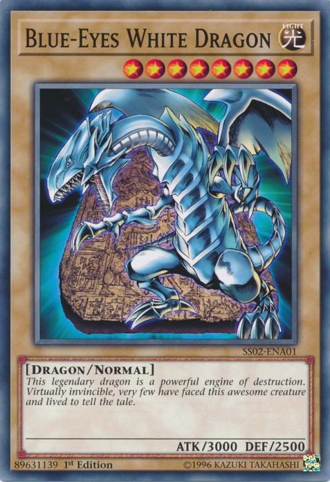 Blue-Eyes White Dragon [SS02-ENA01] Common | Jomio and Rueliete's Cards and Comics