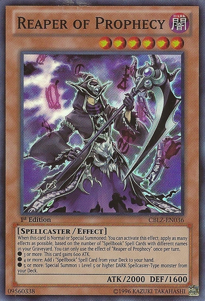 Reaper of Prophecy [CBLZ-EN036] Super Rare | Jomio and Rueliete's Cards and Comics