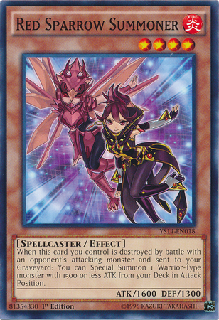 Red Sparrow Summoner [YS14-EN018] Common | Jomio and Rueliete's Cards and Comics