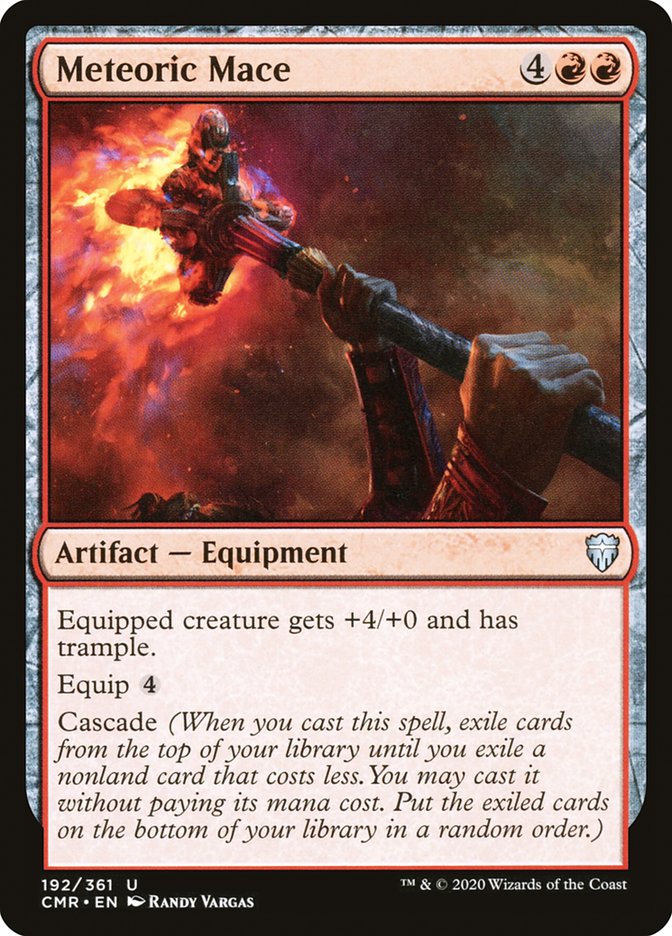Meteoric Mace [Commander Legends] | Jomio and Rueliete's Cards and Comics