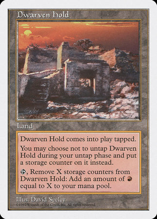 Dwarven Hold [Fifth Edition] | Jomio and Rueliete's Cards and Comics
