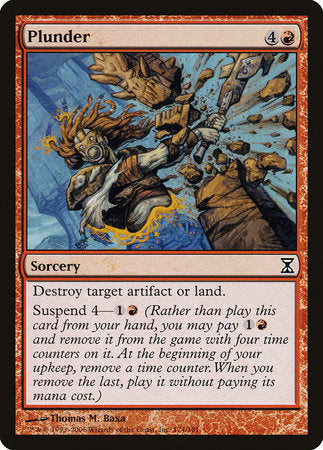 Plunder [Time Spiral] | Jomio and Rueliete's Cards and Comics