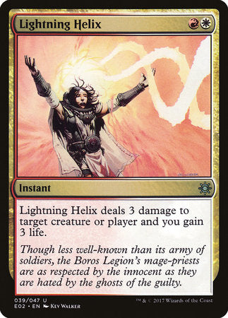 Lightning Helix [Explorers of Ixalan] | Jomio and Rueliete's Cards and Comics