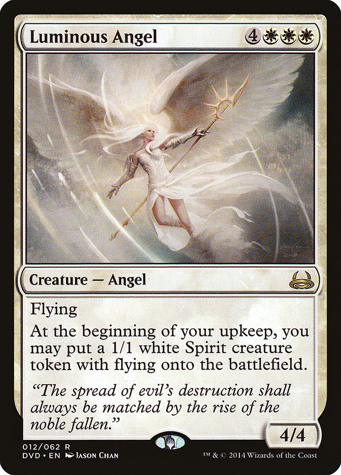 Luminous Angel (Divine vs. Demonic) [Duel Decks Anthology] | Jomio and Rueliete's Cards and Comics