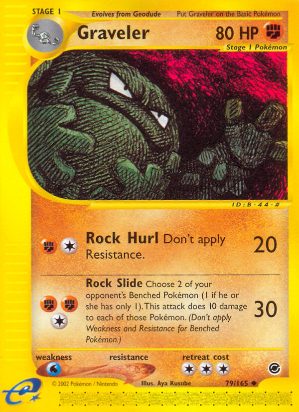 Graveler (79/165) [Expedition: Base Set] | Jomio and Rueliete's Cards and Comics