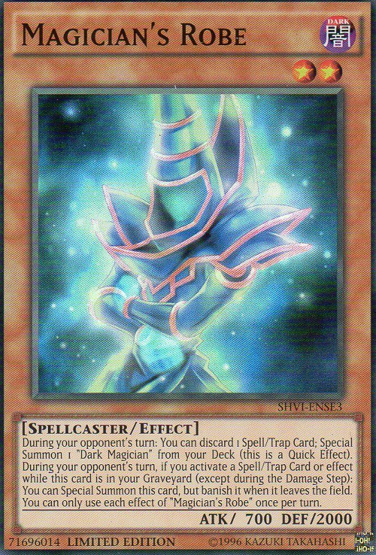 Magician's Robe [SHVI-ENSE3] Super Rare | Jomio and Rueliete's Cards and Comics