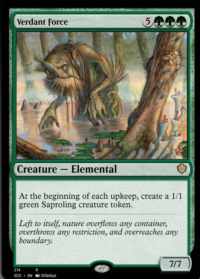 Verdant Force [Starter Commander Decks] | Jomio and Rueliete's Cards and Comics