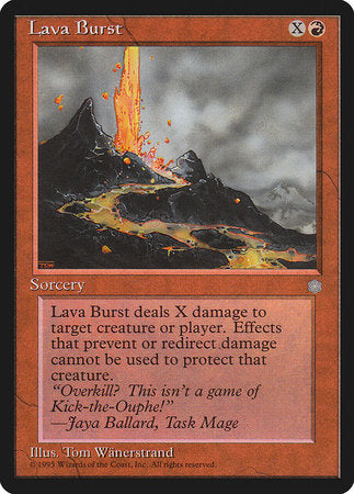 Lava Burst [Ice Age] | Jomio and Rueliete's Cards and Comics