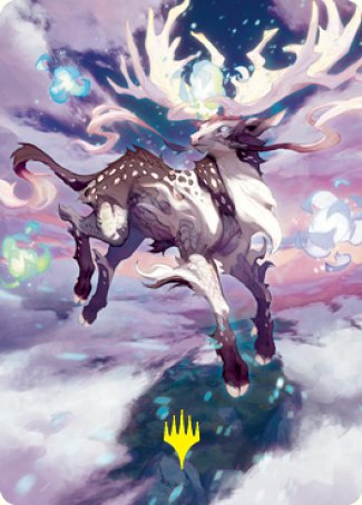 Hinata, Dawn-Crowned Art Card (Gold-Stamped Signature) [Kamigawa: Neon Dynasty Art Series] | Jomio and Rueliete's Cards and Comics