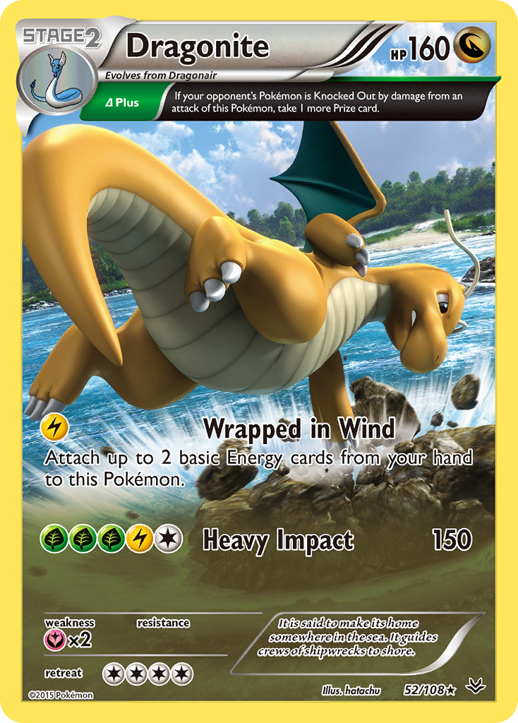 Dragonite (52/108) [XY: Roaring Skies] | Jomio and Rueliete's Cards and Comics