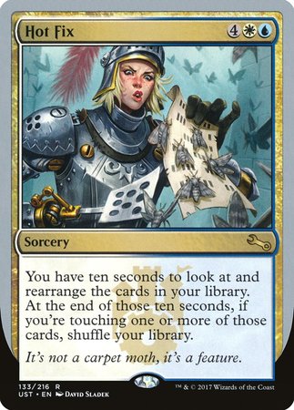 Hot Fix [Unstable] | Jomio and Rueliete's Cards and Comics
