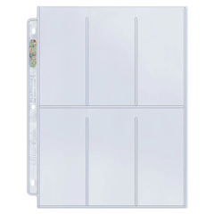 Ultra PRO: Platinum Hologram 6-Pocket Pages - 3-Holes (2.5" x 5-1/4" / 100-Pack) | Jomio and Rueliete's Cards and Comics