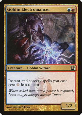 Goblin Electromancer [Return to Ravnica] | Jomio and Rueliete's Cards and Comics