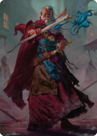 Elminster Art Card (64) [Commander Legends: Battle for Baldur's Gate Art Series] | Jomio and Rueliete's Cards and Comics
