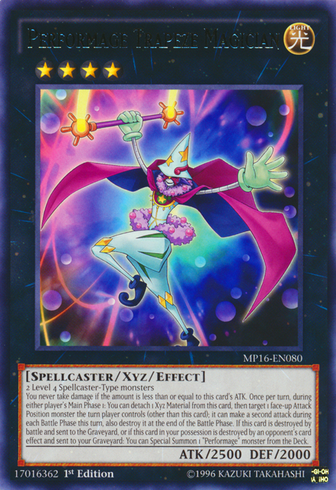 Performage Trapeze Magician [MP16-EN080] Rare | Jomio and Rueliete's Cards and Comics