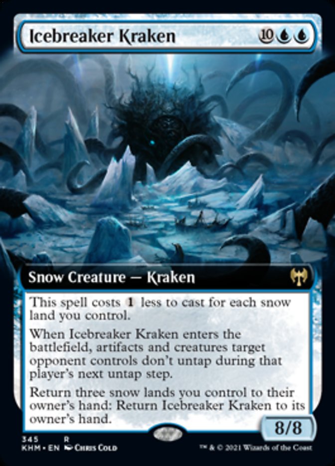 Icebreaker Kraken (Extended Art) [Kaldheim] | Jomio and Rueliete's Cards and Comics