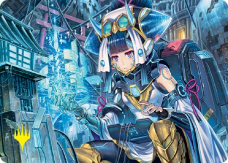 Covert Technician Art Card (Gold-Stamped Signature) [Kamigawa: Neon Dynasty Art Series] | Jomio and Rueliete's Cards and Comics