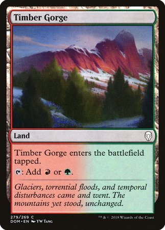 Timber Gorge [Dominaria] | Jomio and Rueliete's Cards and Comics