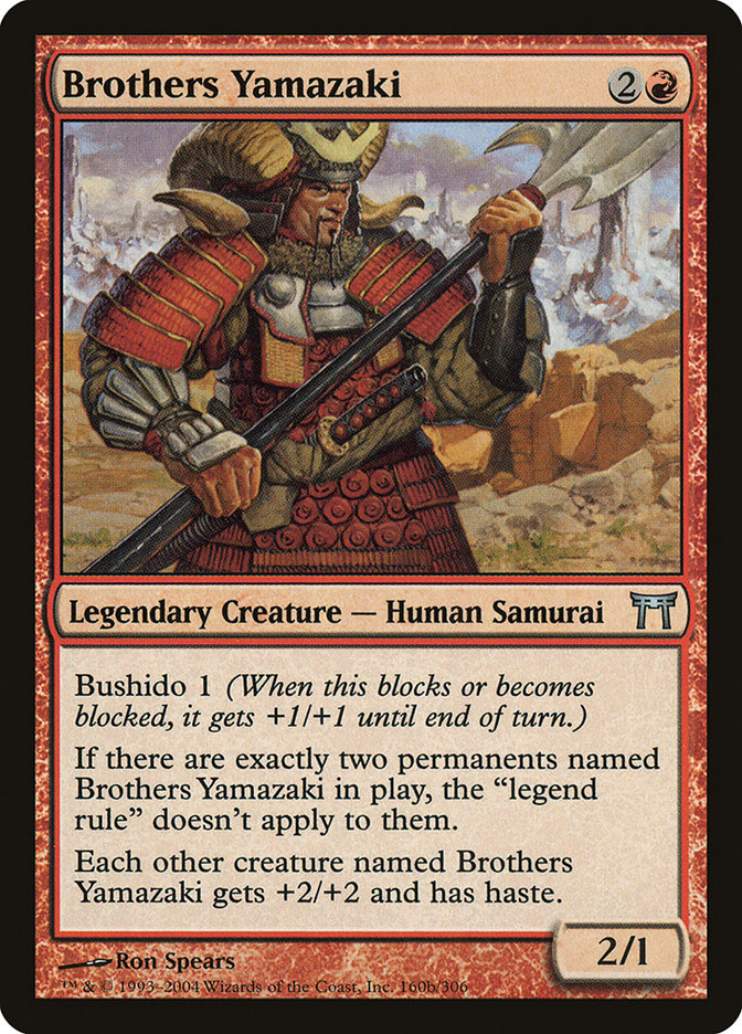 Brothers Yamazaki (160b/306) [Champions of Kamigawa] | Jomio and Rueliete's Cards and Comics