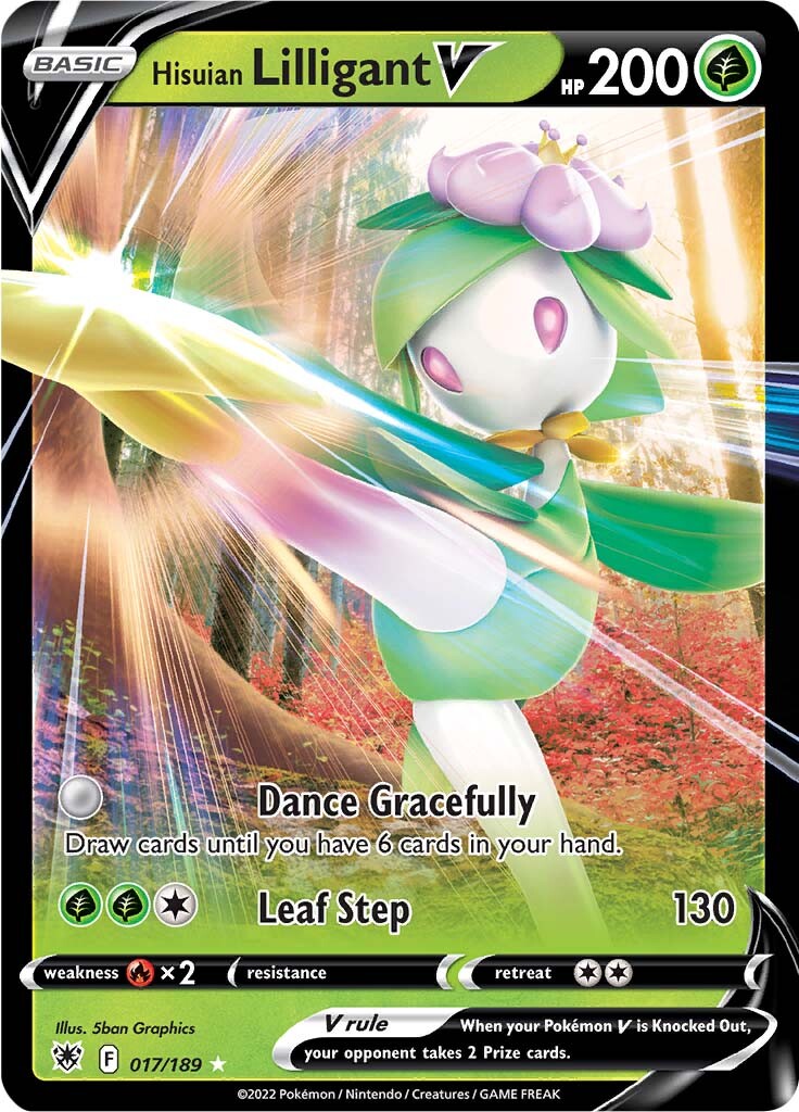 Hisuian Lilligant V (017/189) [Sword & Shield: Astral Radiance] | Jomio and Rueliete's Cards and Comics